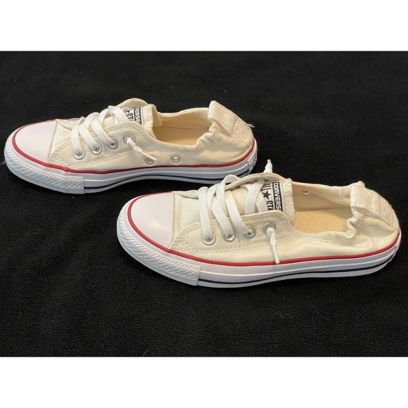 Converse All-Star Women's 537084F Shoreline Slip On Low Top Cream Size 5 - Picture 6 of 8